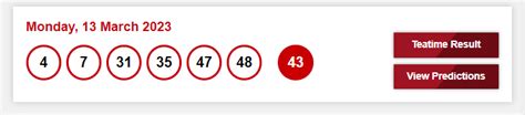 uk49s lunchtime results history for six months